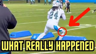 Jonathon Brooks TESTING Knee At Panthers Practice EXPLOSIVE In Drills | 2024 Fantasy Football