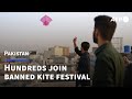 Hundreds defy ban to celebrate Pakistan kite festival | AFP