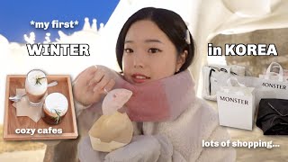 ❄️ (my first) WINTER in KOREA: what i eat, cafe dates, everything i bought 🛍