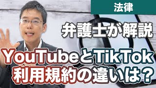 YouTubeとTikTokの利用規約の違いは？注意点を解説