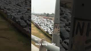 Today very Hard traffic in Delhi meerut highway #traffic #reels #trending #viral #viralshorts