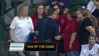 CWS@HOU: Astros' booth interviews Gold Star Mothers