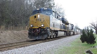 HD: CSX 3295 leads CSX Q154-31 in Palmetto, GA