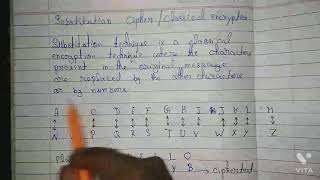 substitution cipher in hindi / Transposition technique in cryptography || #mscoder