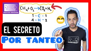 Balanceo de Ecuaciones por TANTEO  |ᖴÁᑕIᒪ Y ᖇÁᑭIᗪO💯😎👌 | química inorgánica