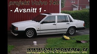 Project Volvo 740 episode 1 Replace window and remodeled inner door panels