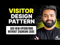 Visitor Design Pattern | UML + Code | System Design