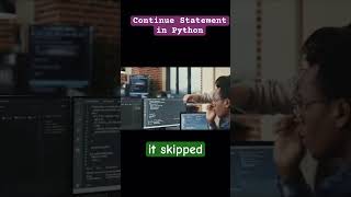 Part22 continue statement in python #Programming #PythonLoop #DevShorts #CodeNewbie #123