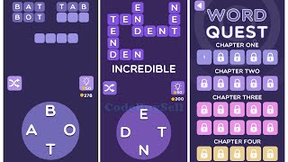 Word Quest 100 Levels - Unity Game Source Code Download Now@CodeBuySell