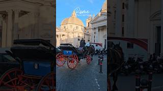 🐴 Exploring Piazza del Popolo in Rome ✨️ #Roma #Italy #PiazzaDelPopolo #Horse #Asmr #Explore #Travel