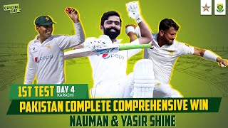 Pakistan complete comprehensive win, Nauman & Yasir shine: Stats from the first Test
