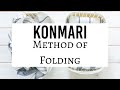 Konmari Method of Folding