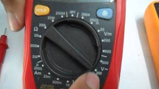 การใช้งานเบื้องต้น Digital Multimeter UNI-T