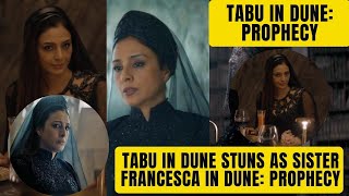 Tabu in Dune stuns as Sister Francesca in Dune Prophecy