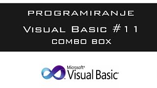 VISUAL BASIC | TUTORIAL #11 - Combo Box [HD 2016]