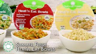 Summer Fresh Heat'n Eat Veggie Bowls