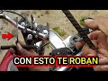 ASI TE ROBAN UNA MOTO EN SEGUNDOS