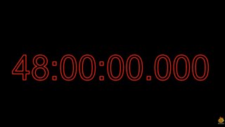 48 Hours Timer Countdown - 48 Hour Video Counter - 2 Days to Countdown - Stopwatch