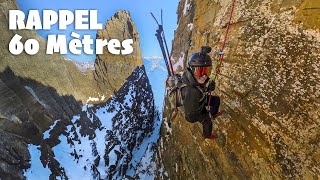 60m de rappel pour accéder à ce magnifique couloir caché 😍