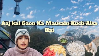 Aaj Dhoop Ke Maze Liye ☀️Full On || Thand Mai Pahado Ka Mosam ✨#trending #vlog #villagevlog #pahadi