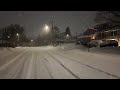 blizzard walk a peaceful stroll through a snowy canadian neighbourhood