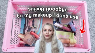 decluttering MAJORITY of my makeup and why 🧼