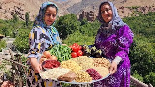 Preparation of votive food called Amaj soup