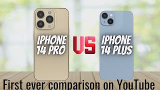 iphone 14 plus vs iPhone 14 pro full detailed comparison | First ever comparison on YouTube