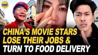 Mass Layoffs Hit China’s Actors Some are Forced to Sell on the Streets or Deliver Takeout!