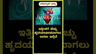 ಇತ್ತೀಚೆಗೆ ಹೆಚ್ಚು ಹೃದಯಾಘಾತವಾಗಲು ಇವೆ ಕಾರಣ ಎಚ್ಚರವಾಗಿರಿ.#heartattack #healthtips #shorts #youtubeshorts