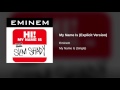 Download Eminem My Name Is Explicit Version My Name Is Single mp3