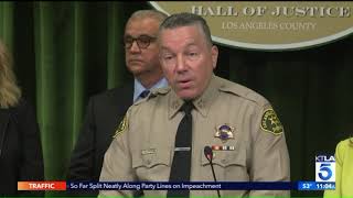 LASD Announces Arrest in Human Trafficking Operation