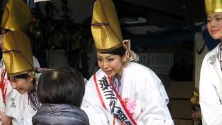 堀川戎神社えべっさん　商売繁昌、笹もってこい　ミス福娘