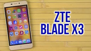 Распаковка ZTE Blade X3 Gold