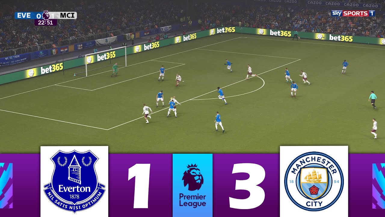 Everton Vs. Manchester City 1-3 | Premier League 23/24 | Match ...