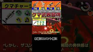 クマサン印武器最強ランキング 3.4位　 #スプラトゥーン3 #サーモンランnw