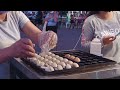 strolling at night market