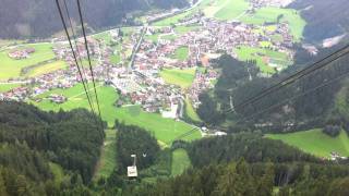 The Ahorn Gondola in Mayrhofen