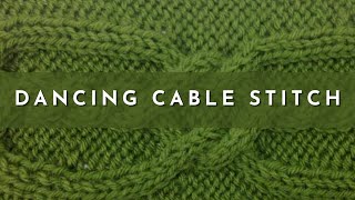 How to Knit the Dancing Cable Stitch | Knitting Stitch Pattern | English Style