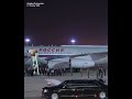 Russia's Putin lands in Ashgabat ahead of meeting with Iran's president