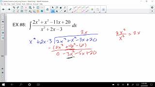 Integration with Long Division
