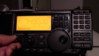 Icom IC R75 Shortwave Receiver