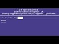 Toggleable Tabs / Dynamic Tabs In Bootstrap | Bootstrap Tutorial For Beginners - 24 | Dynamic Pills