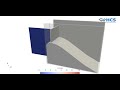 weir with moving gate fluid mechanics moving mesh and cyclic ami openfoam 2112