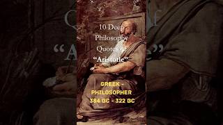 10 Deep Philosophy Quotes of Aristotle #motivation #quote #success