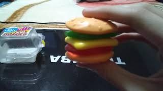 Trolli XXL Gummy Candy Burger Taste Test Review