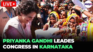 Priyanka Gandhi Leads Congress Rally In Dharwad, Karnataka Ahead Of Elections | Congress Live