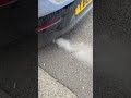 bmw 1 series white smoke, is this normal ?