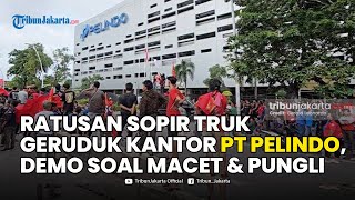 🔴Ratusan  Sopir Truk Geruduk Kantor PT Pelindo di Jakarta Utara, Unjuk Rasa soal Macet dan Pungli