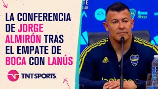 La conferencia de Jorge #Almirón tras el empate de #Boca ante #Lanúns